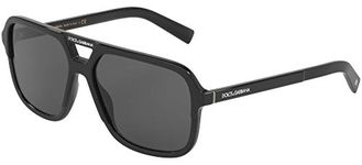 Dolce & Gabbana ANGEL DG 4354 SHINY BLACK/GREY 58/15/145 men Sunglasses