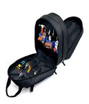 Zephyr Work Gear 48-Pocket Tool Backpack, Black and Blue