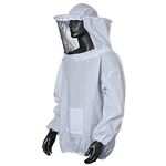 Bee Jacket With Veil, Beekeeper Protective Equipment Beekeeping Bee Jacket Suit, Protection Bee Protective Clothing Professional Bee Keeping Suit