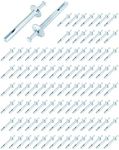 QWORK 1/4" x 2" Steel Hammer Drive Nails in Anchor (100 per Box)