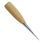 Handmade Awl with Wooden Handle Spiked Metal Tool for Indenting Pointed Blade for Punching Holes for Nails, Screws, or Bolts - Ideal for Arts and Craft, Home Repair, Woodwork, Tailoring or Leatherwork