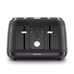 Kenwood Dawn Toaster, 4 Slot Toaster, Reheat, 5 Browning Settings, Defrost and Cancel Functions, Pull Crumb Tray, TFP09.​000BK, 1800W, Midnight Black