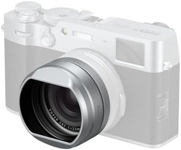 SMALLRIG UV Filter with Lens Hood Kit for FUJIFILM X100VI / X100V, UV Filter with 99% Light Transmission, Anti-Flare & Anti-Ghosting, Lens Hood in Aluminum Alloy, Silver - 5851