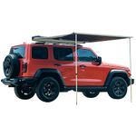 Car Side Awning, Roof Rack Awning, Pull-Out Retractable Vehicle Awning Waterproof UV50+, Telescoping Poles Trailer Sunshade Rooftop Tent w/Carry Bag (Size : 160x250cm)