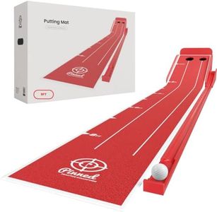 Pinned The Roller Putting Mat - 9 ft Putting Green - Red