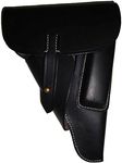 Soft Shell Walther P38 Black Leather Holster "Marked" Reproduction