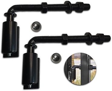 2 Pack Steel J-Bolt Hinge for Doors Gates,Heavy-Duty Welded Hinge,Heavy-Duty Driveway Gates for Welding on Larger Iron or Steel Gates (20mm)