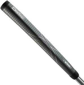 Winn DriTac Midsize Pistol Putter Golf Grip, Dark Gray