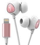 Thore Wired in Ear Headphones for iPhone 11/12/13/Pro Max Earphones with Mic - Lightning MFi Certified by Apple Earbuds with Remote Microphone + Volume Control (V100)