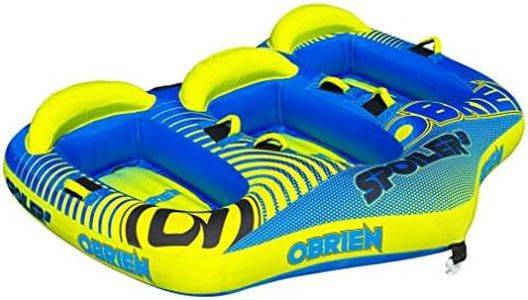 O'Brien Spoiler 3 Person Inflatable Towable Tube, Yellow