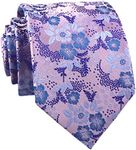 Mens Silk Pink Blue Tie Summer Cool Gentleman Party Jacquard Self Cravat Necktie