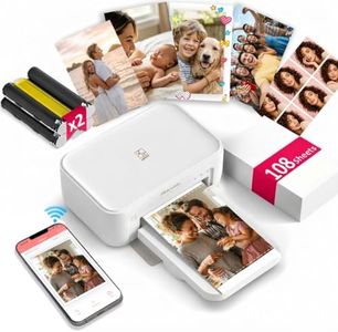 iDPRT CP4100 4x6 Photo Printer, Phone Printer (108 Sheets & 2 Cartridges)