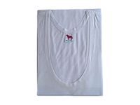 Parrot Double Horse Men Vest (Pack of 10) (42) white