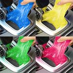 KSIDUT Car Cleaning Gel, 4 Packs Car Detailing Kit, Car Cleaning Supplies Universal Tools, Car Accessories for Women or Men, Car Cleaning Kit Suitable for Car Vents, Keyboard, PC, Laptops and Cameras