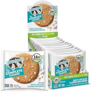 Lenny & Larry's The Complete Cookie, White Chocolaty Macadamia, Soft Baked, 16g Plant Protein, Vegan, Non-GMO, 4 Ounce Cookie (Pack of 12)