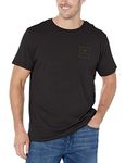 RVCA Men's Graphic Short Sleeve Crew Neck TEE Shirt, VA All The Way/Black, Large