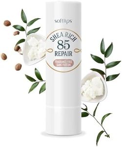Softlips Shea Rich 85 Repair, Fragrance Free Lip Balm – 85% Shea Butter - For Dry, Chapped Lips – Moisturizing and Nourishing Lip Care – Preservative Free