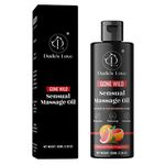 DL Organic-Edible Fruity Sensual Body Massage Oil | Essential Oils of Grapefruit & Lime Coconut Oil Sesame Oil Couples | Intimate Oil for Date Night & Massage Therapy | Non-Greasy Non-Staining-100 ML