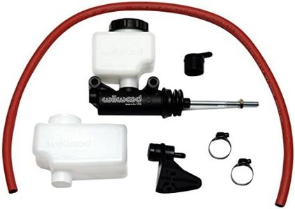 Wilwood Master Cylinder, Remote Side Mount, 1.00 in. Bore, Single Outlet, Alum/ Plastic, Black E-coat, Remote, 8.84 in. Length, Kit