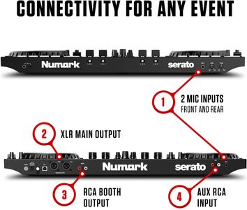 Numark NS4FX 4-Channel DJ Controller – Professional Performance Mixer