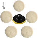 IPELY 7 Pcs 3 Inch Wool Polisher Bu