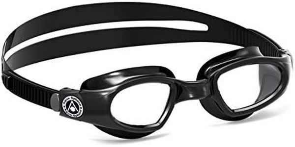 Aquasphere AQUASPHERE MAKO (192.880), Unisex Adulto, Lente Transparente-Negro, Talla única