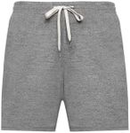 True Classic Active Comfort Mens Shorts. Premium 4 Way Stretch Peached Finish Fabric for Added Softness. Heather Gray, Large