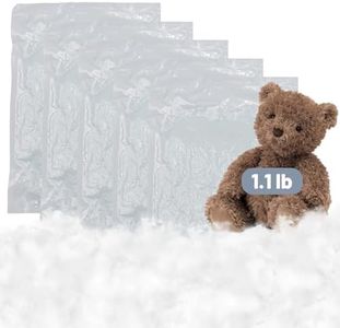 Polyfill Stuffing - 500g，Premium High-Loft Fiber Fill for Pillows, Crafts, Stuffed Dolls & Couch Cushion Repair