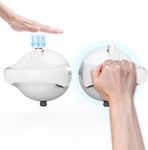 Mannicix Elderly No Drilling Shower Handle, 130kg Weight Capacity, Suction Cup, Lightweight, Portable, Hole-Free Installation