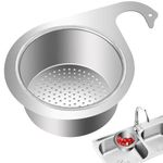 Stainless Steel Swan Sink Strainer Basket, Sink Strainer Basket, Multifunctional Drain Basket Kitchen Sink Drain Basket, 8 * 14cm Sink Strainer Basket for Kitchen Sink Hangs On Faucet Fits All Sink