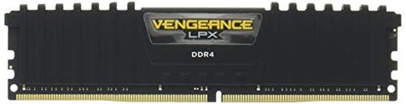 Corsair CMK32GX4M2A2666C16 Vengeance LPX 32 GB (2 x 16 GB) DDR4 2666 MHz C16 XMP 2.0 High Performance Desktop Memory Kit, Black