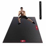 HAPBEAR Large Exercise Mat, 213×152×8mm, Large Gym Mat, PVC Thick Non Slip, Large Yoga Mat for Home Gym, Yoga, Pilates, Fitness, Gymnastics