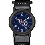 Timex Kids' Tribute Collection Analog Quartz Watch with Nylon Strap, Black, 20 (Model: TWZFTITYAYZ)