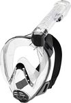 Cressi Baron Full Face Masks, Clear/Black, S/M