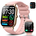 dotn Men's Smartwatch with Phone Function/Message Reminder, 80+ Sports Modes IP68 Waterproof Fitness Watch, 1.96" Smart Watch, Sports Watch with Pulse Sleep Monitor Pedometer, Watch for Android iOS