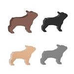 Star Cutouts Bulletin Board Paper Decor (French Bulldog)