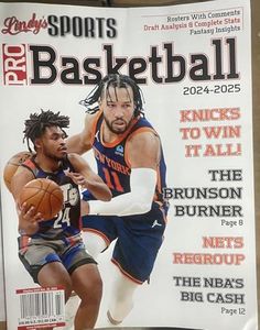 Lindy's Sports Pro Basketball Magazine 2024-2025, KNICKS TO WIN IT ALL !