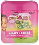 African Pride Dream Kids Olive Miracle Creme Anti-Breakage Hair Strengthener - Helps Strengthen, Condition & Protect Hair, Contains Olive Oil, 6 Oz