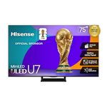 Hisense 75U78QG - 75" 4K Smart Mini-LED PRO Google TV, Native 165Hz, VRR 288, Up to 3000 Nits, HDR10+, Dolby Vision IQ · Dolby Atmos, IMAX Enhanced, 2.1.2 Ch (2025 Model)