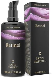 Retinolo Viso con Acido Ialuronico Viso e Niacinamide 100ml, Siero Viso Antirughe con Aloe Vera Bio per Pelli Sensibili, Siero Retinolo Viso - Retinol Serum - Siero Antirughe Viso Donna Satin Naturel