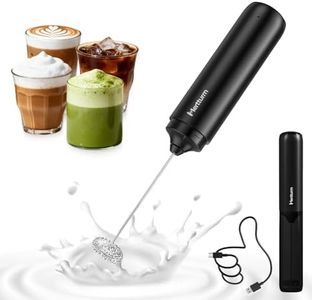 MERTTURM Rechargeable Electric Milk Frother, Handheld Wireless Frother, Portable Mini Mixer for Coffee, Latte, Cappuccino, Matcha, Lunafro Mini for Coffee, Latte, Cappuccino, Matcha, Cocktail