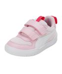 Puma Unisex-Kid Multiflex Mesh V Pre-School Pearl Pink-White-Glowing Pink Sneaker - 12UK (38084513)