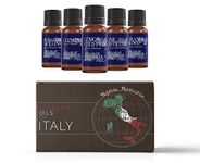 Mystic Moments | Essential Oils of Italy Essential Oil Gift Starter Pack 5x10ml | Bergamot Sicilian, Clementine, Lemon Cold Pressed, Lime Distilled, Orange Blood | Perfect as a Gift