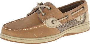 Women's Sperry, Bluefish 2-Eye Boat Shoe Linen Oat 9.5 M