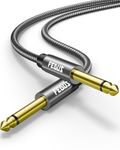FEDUS Guitar Cable 3 Meter Guitar Jack Cable, Electric Instrument Cable Bass AMP Cord for Electric Guitar, Bass Guitar, piano keyboard, Mandolin, Amplifier, Speaker, 1/4 inch Mono Jack 1/4" TS Cable