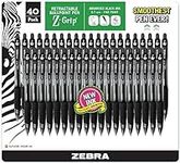 Zebra Pen Zebra Black Pens - 40 Pac