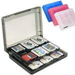 Luniquz 26 in 1 Game Card Case Holder for Nintendo New 3DS / 3DS / Dsi/Dsi XL/Dsi LL/DS/DS Lite Cartridge Box/Black