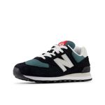 New Balance Unisex-Adult 574 Black (001) Sneaker - 6.5 UK (U574MGH)