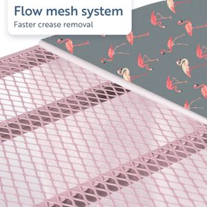 Flamingo Pink Large Ironing Board – Sturdy Laundry Accessory