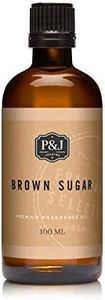 P&J Trading - Brown Sugar Scented Oil 100ml - Fragrance Oil for Candle Making, Soap Making, Diffuser Oil